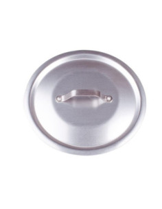 Tapa redonda resistente de aluminio de 3 mm con puente, diámetro 20 cm