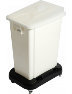 Probbax Contenedor de ingredientes de 60L con plataforma rodante
