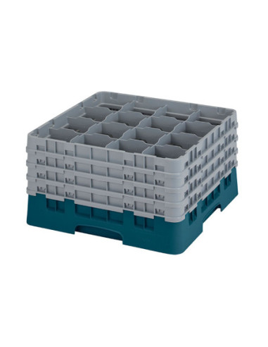 CAMBRO - 16S900-186 - Cesta de lavado 16 comp. 4 alturas - 10,9 cm Ø máx. - alt. máx. 24,1 cm - 50 x 50 x 26,7 cm